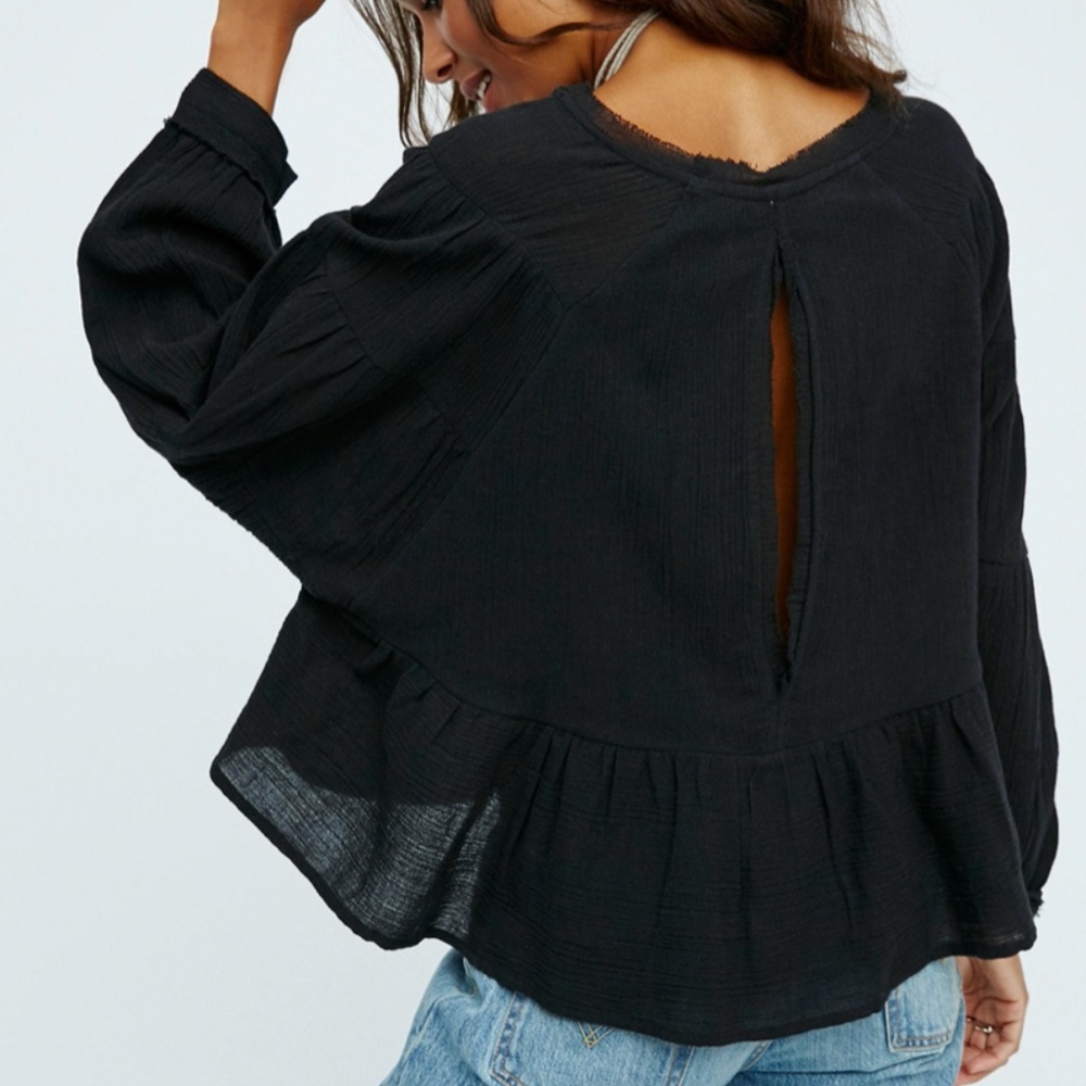Free People Wildcat Top Black